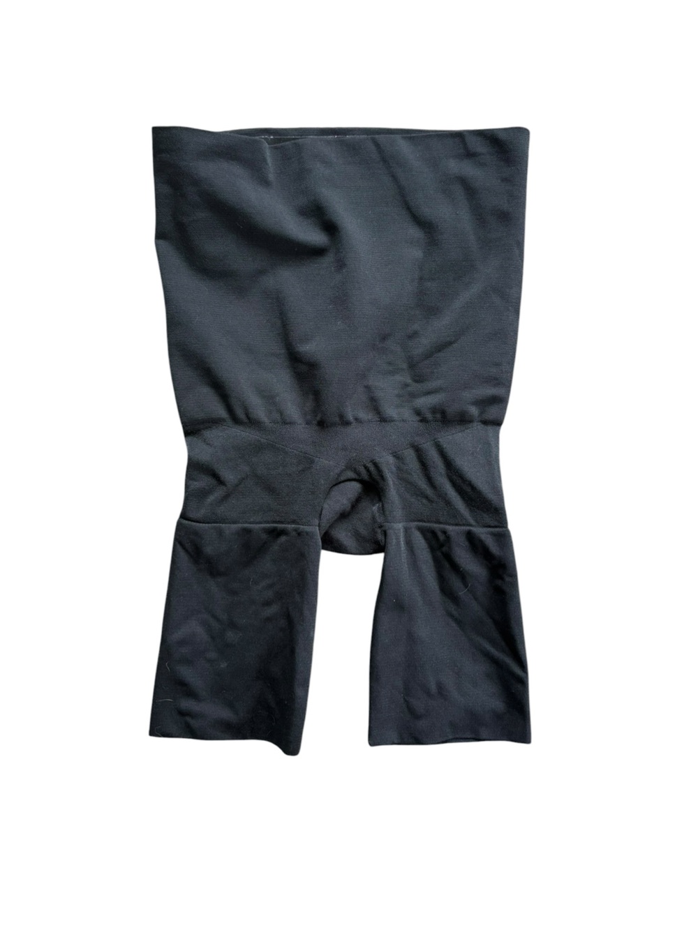 Assets by Spanx Black High Waisted Shaping Shorts Shapewear Small